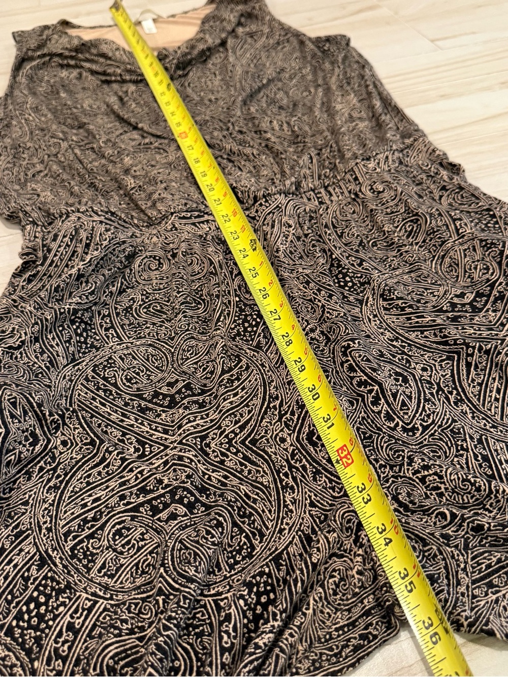Soma Brown Paisley Sleeveless Jumpsuit - Picture 9 of 9